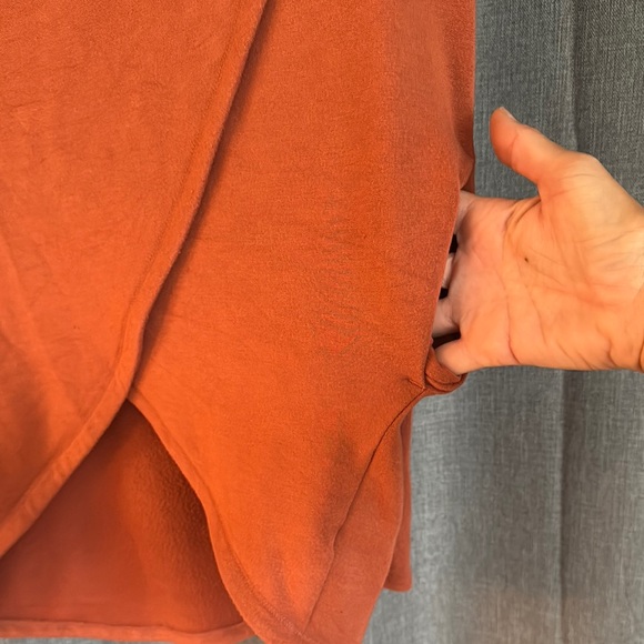 Athleta Women's Orange Drape Top - Picture 5 of 13